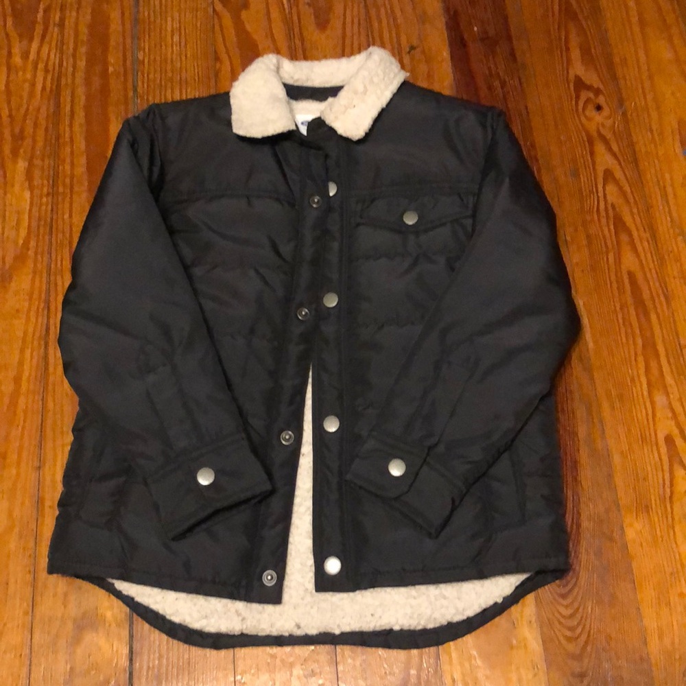 Black down coat for kids
